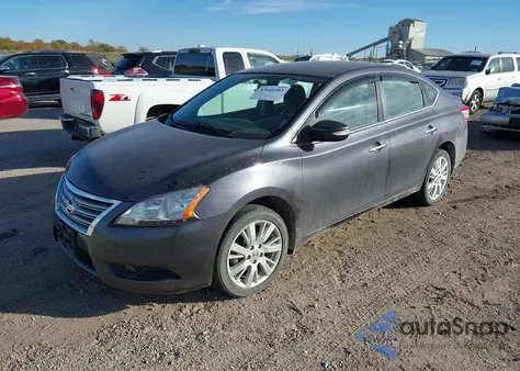 2013 Nissan Sentra Sl z USA, uszkodzony, nr VIN 3N1AB7AP3DL644980